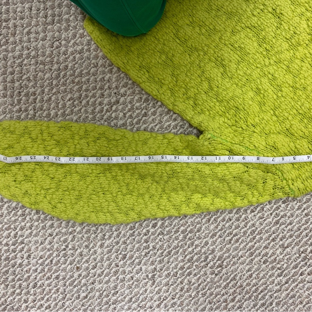Helmut Lang Lime Green Crew Neck Sweater - Picture 10 of 11